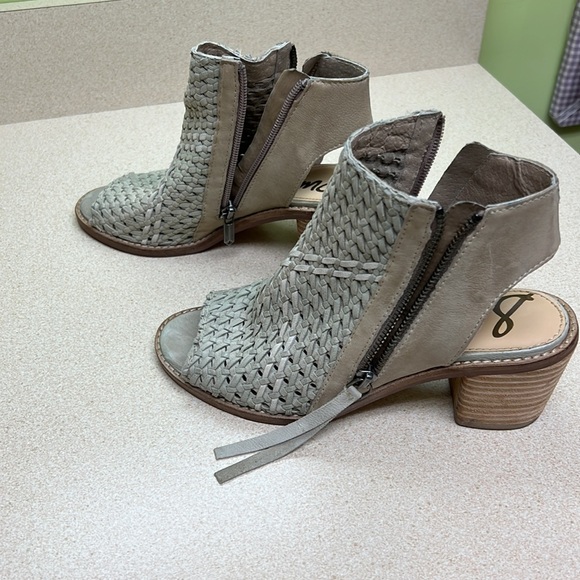 Sam Edelman Open-Toe Booties - Picture 3 of 9